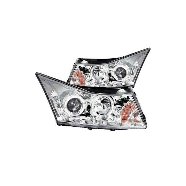 Cv Cruze 11-12 Projector H.l Halo Chrome(led Eyebrow)