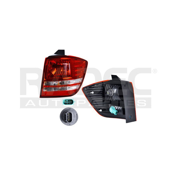 Calavera Exterior Dg Journey 09-10 P/2 Focos Lado Derecho