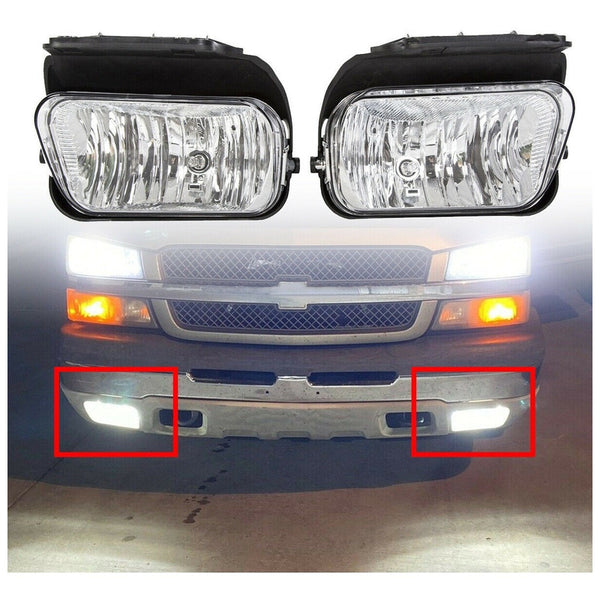 Chevy Silverado 2003-2007 Par De Faros De Niebla