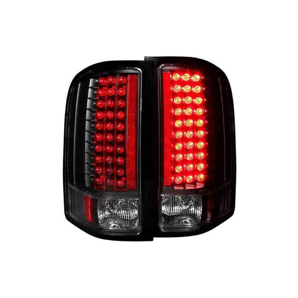 Chevy Silverado 07-up L.e.d T.l Black