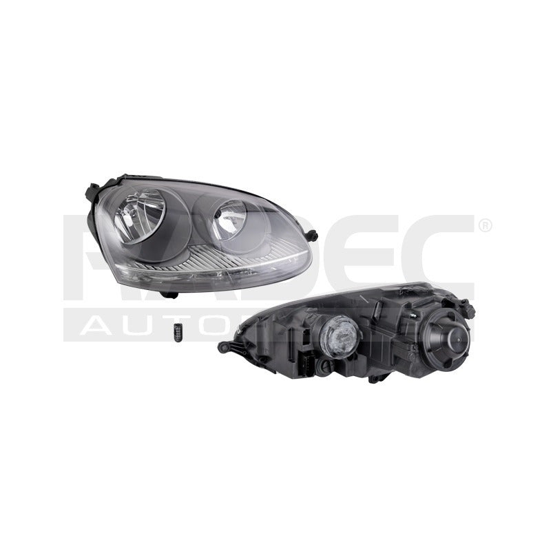 Faro Vw Bora 05-08 Gris Tyc Der
