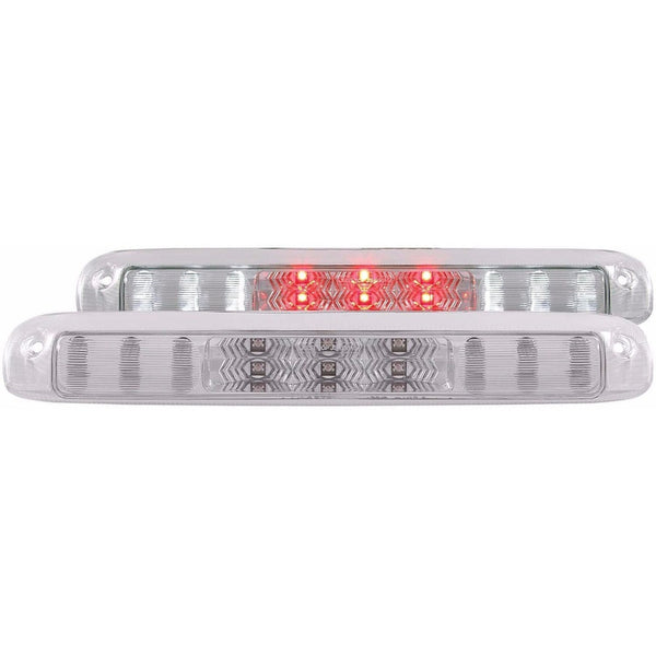 Tercera Luz Stop Led Cromada/clara Silverado/sierra 99-07