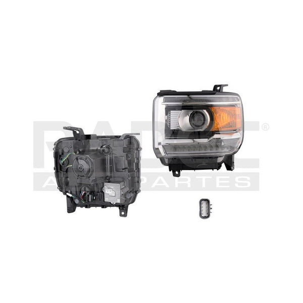 Faro Cv Sierra Denali 14-16 Original Izq