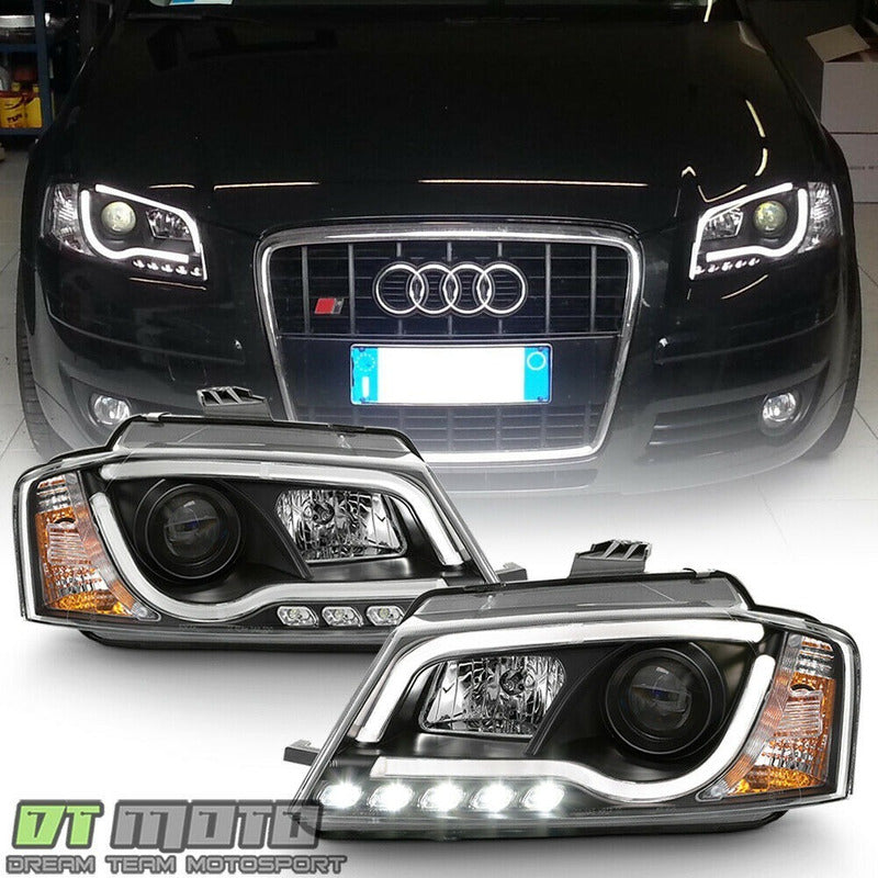 Audi A3 2009-2012 Faros De Projector Negros
