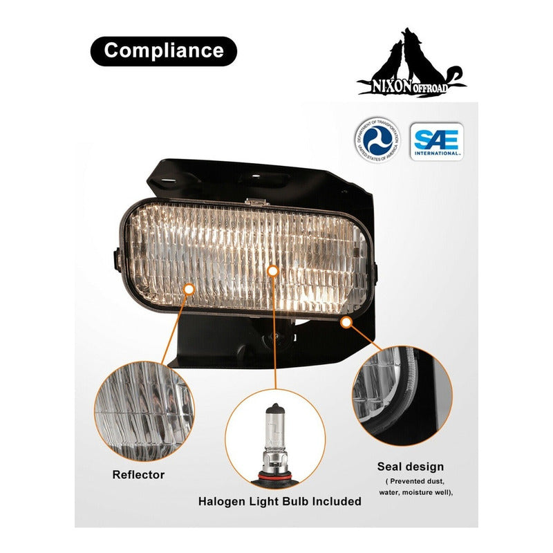 Ford F150 F-150 1999-2003 Par De Faros De Niebla