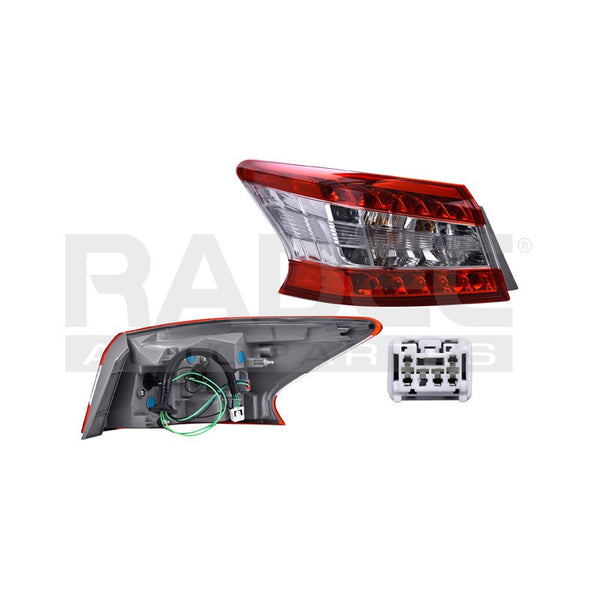 Calavera Exterior Ns Sentra 13-16 Lado Izquierdo Mx