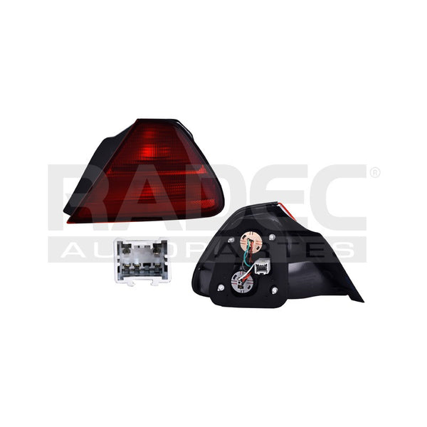 Calavera Hd Accord 98-02 2 Puertas Rojo  Lado Derecho