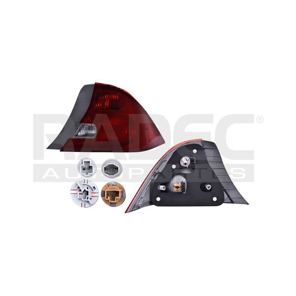Calavera Hd Civic 01-03 2 Puertas   Lado Derecho