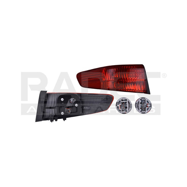 Calavera Exterior Hd Accord 05 4 Puertas Rojo Lado Izquierdo