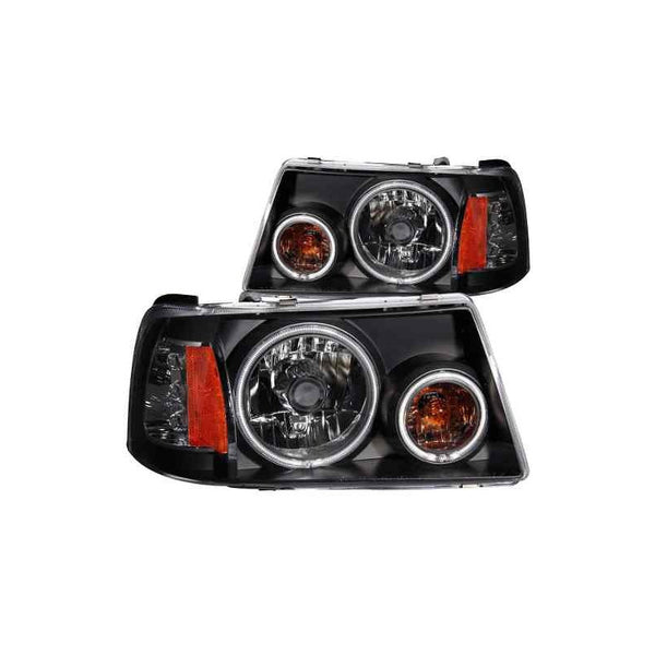 Fd Ranger 01-09 H.l Halo 1 Pc Black(ccfl)