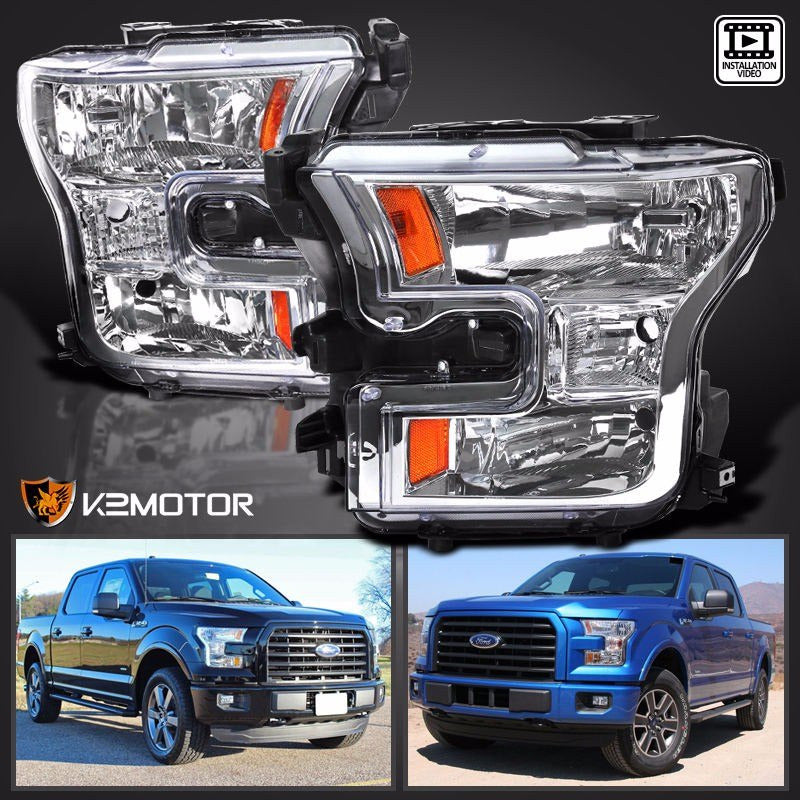 Ford F150 F-150 2015 2016 2017 Par De Faros