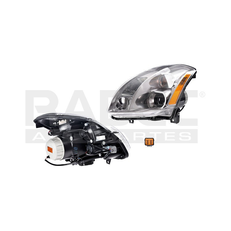 Faro Ns Maxima 06-08 P/foco Xenon Tyc Izq