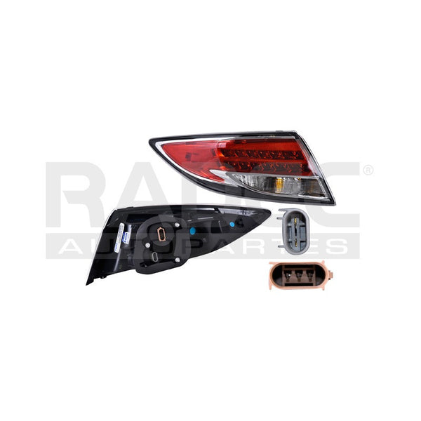 Calavera Exterior Mz 6 09-13 C/leds Lado Izquierdo Mx