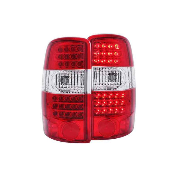 Cv Tahoe /suburban/gmc Denali 00-06 L.e.d T.l G2 Red/clear
