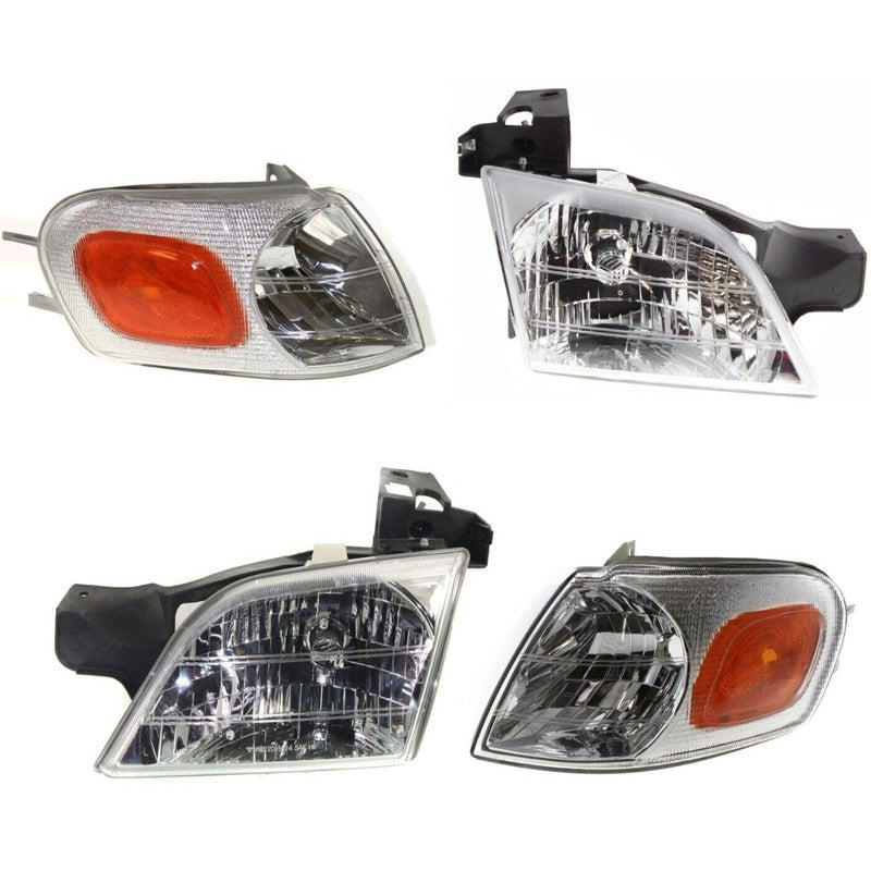 Venture Silhouette 1997-2005 Par De Faros Y Par De Cuartos