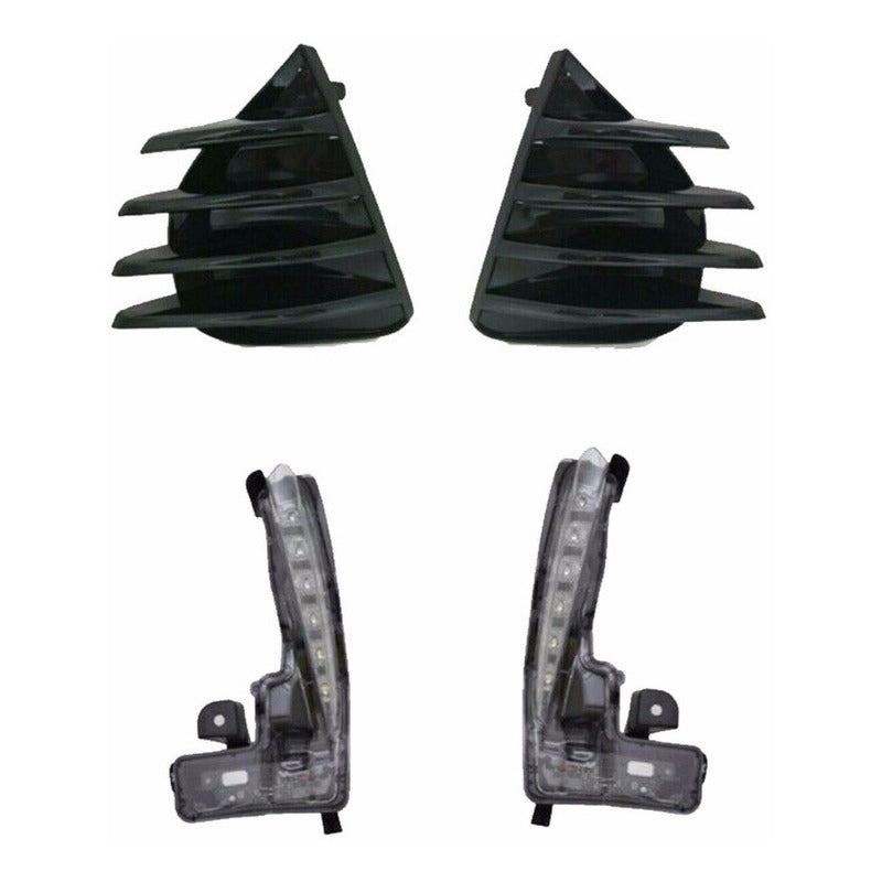 Toyota Corolla 2017-2019 Faros De Niebla Rejillas Kit