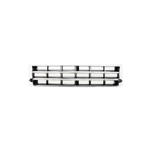 Cv S10  82-90  Parrilla Chrome, Black, Plastic, 4wd