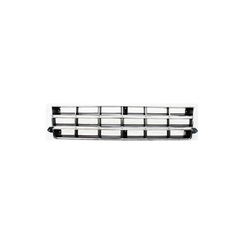 Cv S10  82-90  Parrilla Chrome, Black, Plastic, 4wd