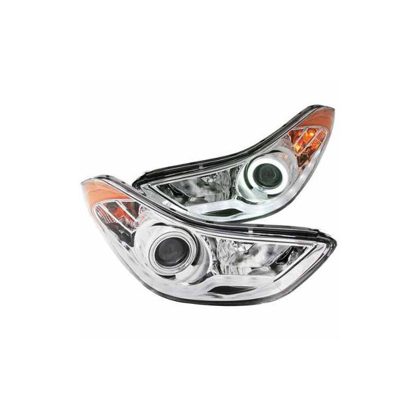 Hy Elantra 11 Up Projector H.l Halo Chrome(ccfl)