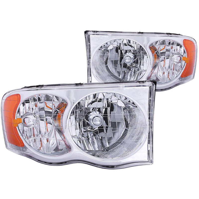 Dodge Ram 02-05 Crystal H.l Clear Amber