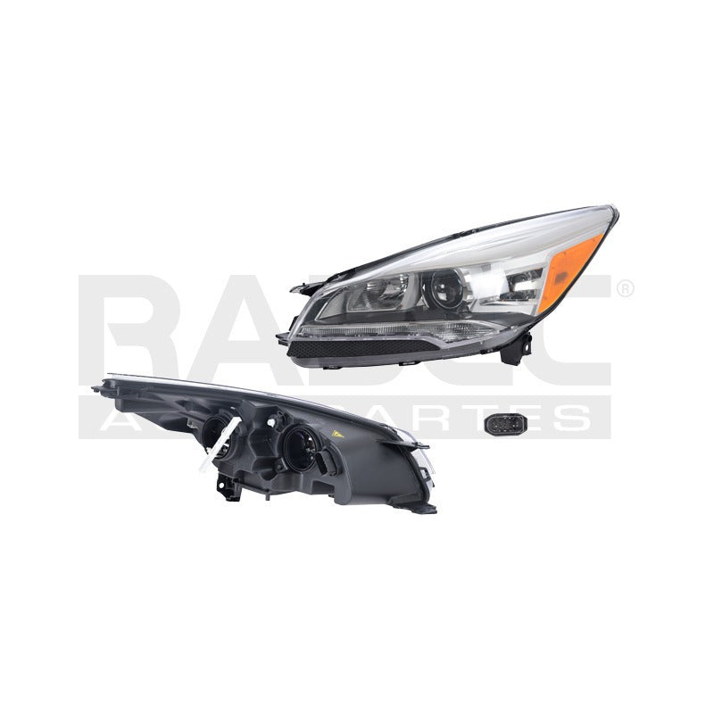 Faro Fd Escape 13-15 P/foco Xenon Tyc Izq