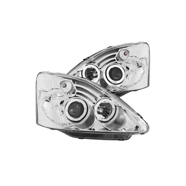 Hd Civic 02-04 3 Dr Projector H.l Halo Chrome