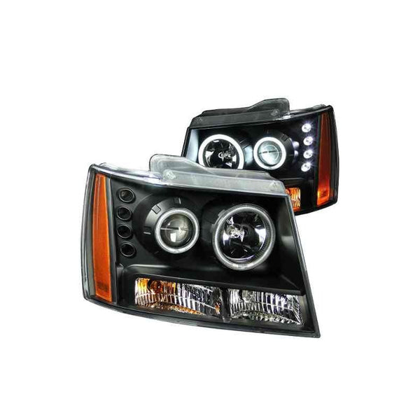 Cv Tahoe/suburban/avalanche 07 Par De Faros Negros