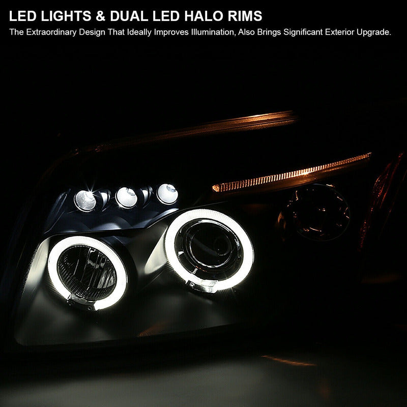Dg Caliber 07-up Projector H.l W/led Bar Black(ccfl)