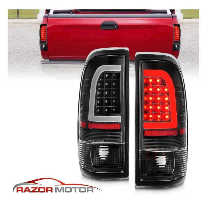 Ford F-150 F150 1997-2003 Par De Calaveras Negras