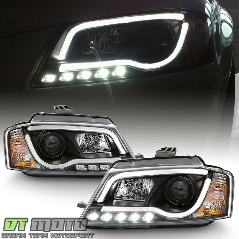 Audi A3 2009-2012 Faros De Projector Negros