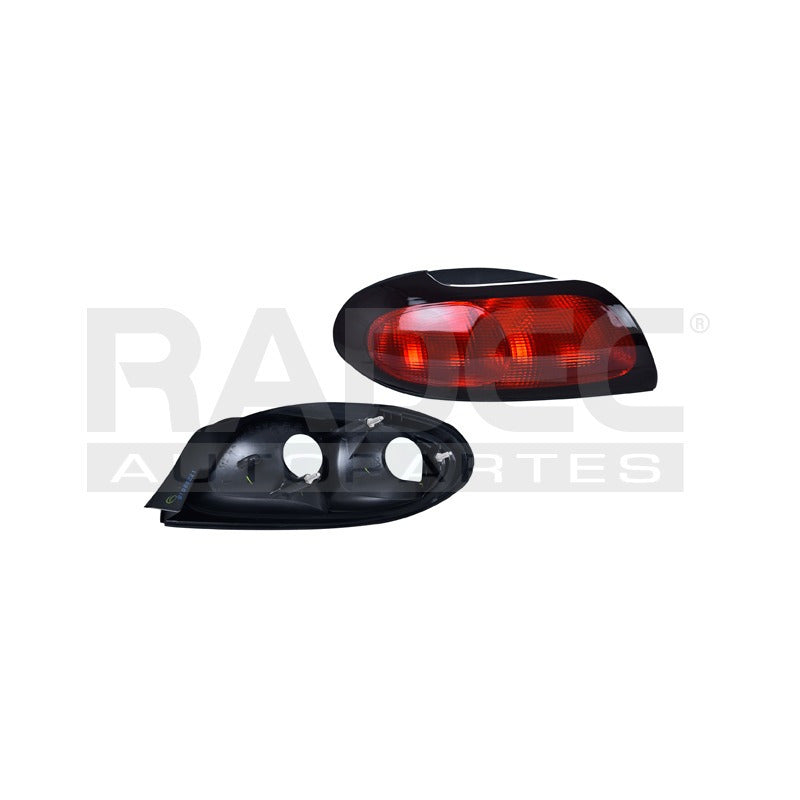 Calavera Fd Taurus 98-99 4 Puertas Rojo Lado Izquierdo