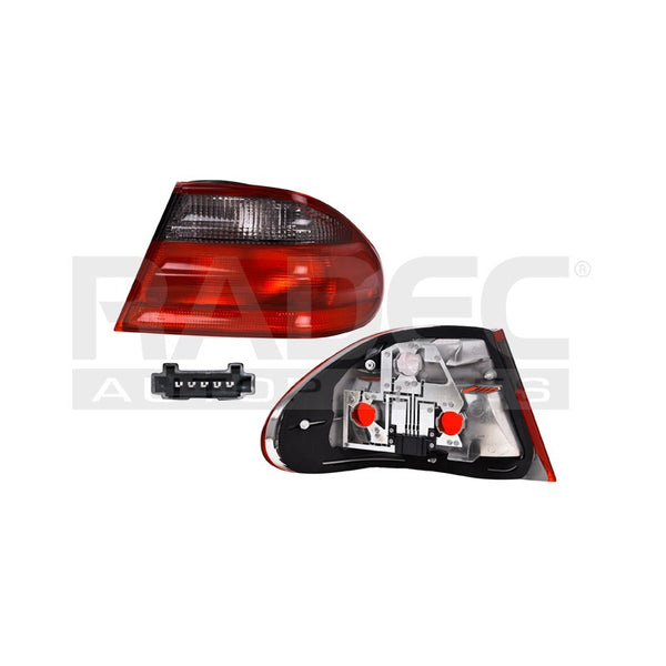 Calavera Exterior Mc Clase E 99-01 Humo/rojo Lado Derecho Mx