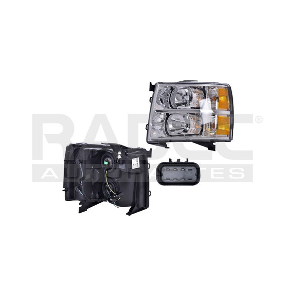 Faro Cv Silverado/cheyenne 07-13 Original Izq