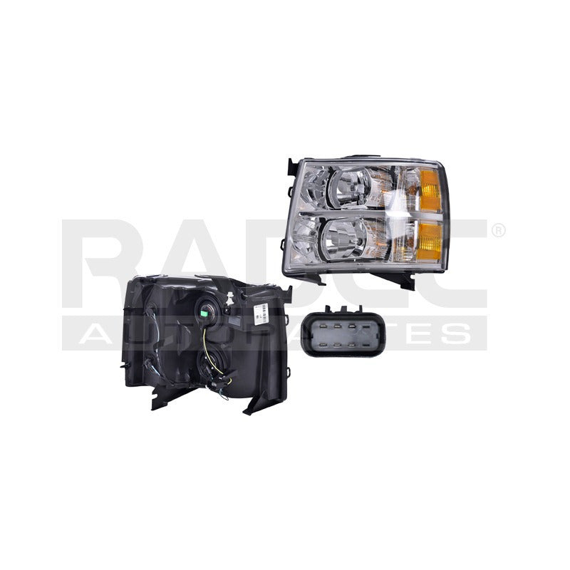 Faro Cv Silverado/cheyenne 07-13 Original Izq