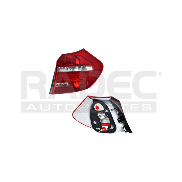 Calavera Bw Serie 1 08-11 Rojo/blanco Lado Derecho