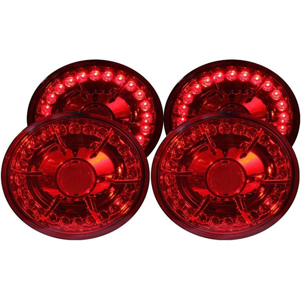 Cv Corvette 05-07 / Corvette Z06 06-07 Led T.l All Red