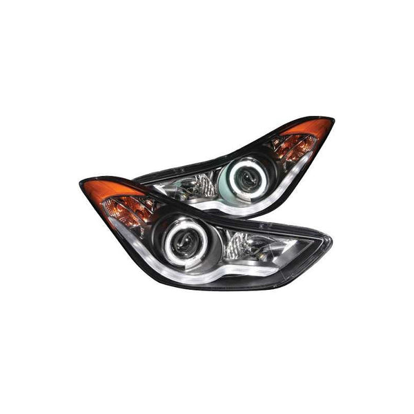 Hy Elantra 11 Up Projector H.l Halo Black(ccfl)