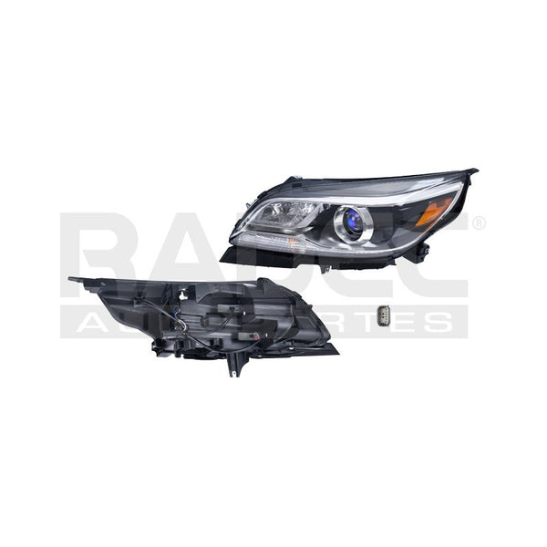 Faro Cv Malibu 13-15 P/foc Xenon Tyc Izq
