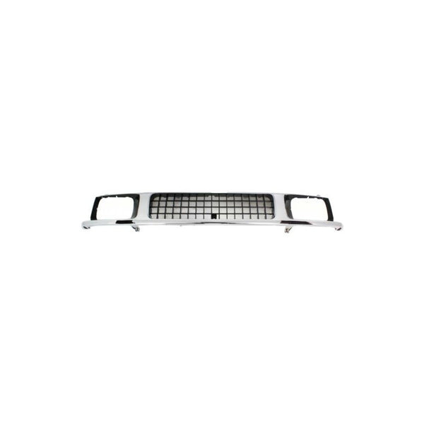 Iz Pickup 88-92 Parrilla Chrome, Black, Plastic