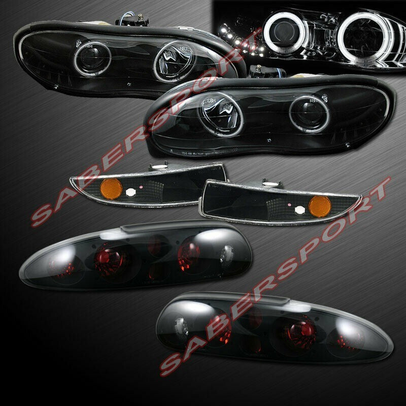 Camaro 98-01 Kit De Luces Negras Faros Calaveras Cuartos