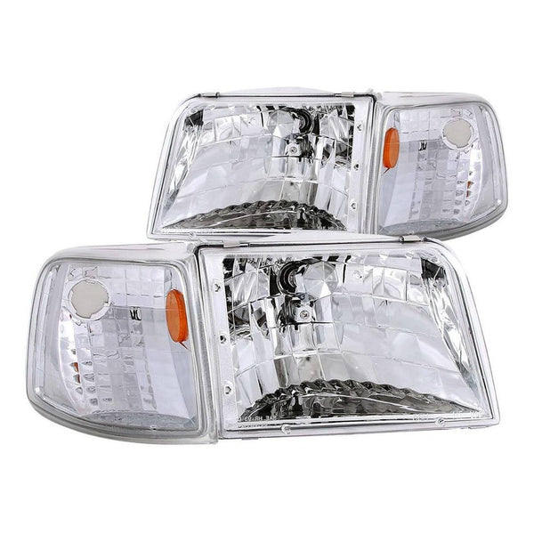 Ford Ranger 93-97 H.l Clear With Corner Amber