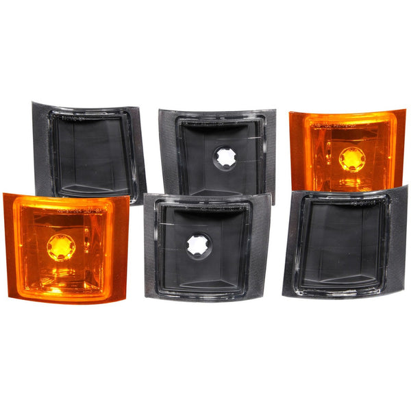 Cv Full Size 94-98 C/lights Black 6 Pcs(4 White,2 Yellow)