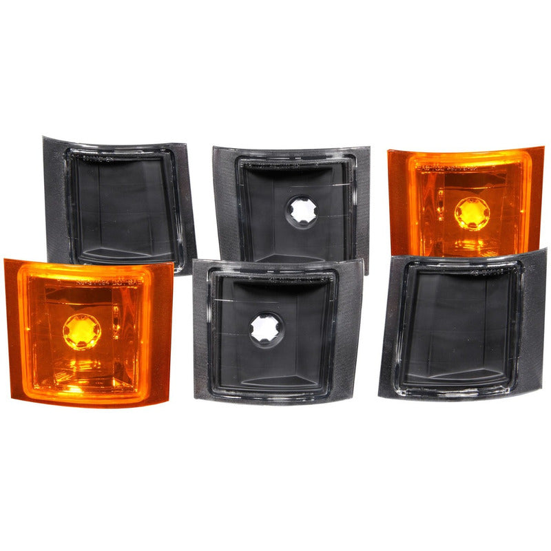 Cv Full Size 94-98 C/lights Black 6 Pcs(4 White,2 Yellow)