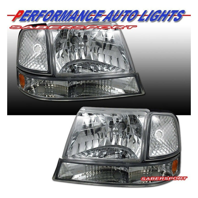 Ford Ranger 1998-2000 Faros Y Cuartos Claros