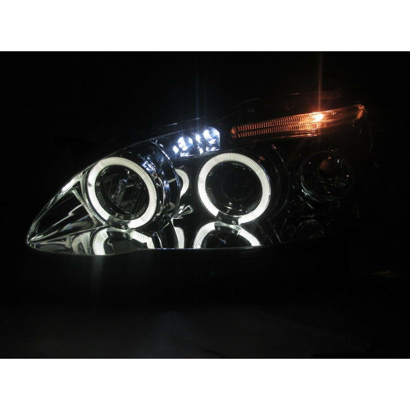 Ty Corolla 03-05 Projector H.l Halo Chrome W/led