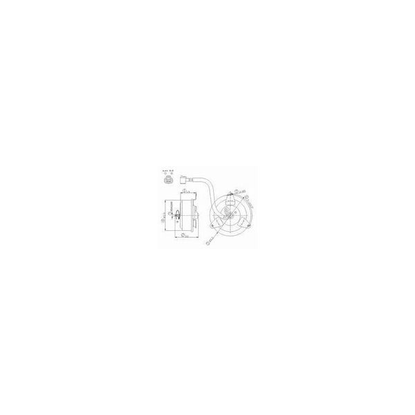 02-02 Mb Lancer 2.0l Radiador Cfm