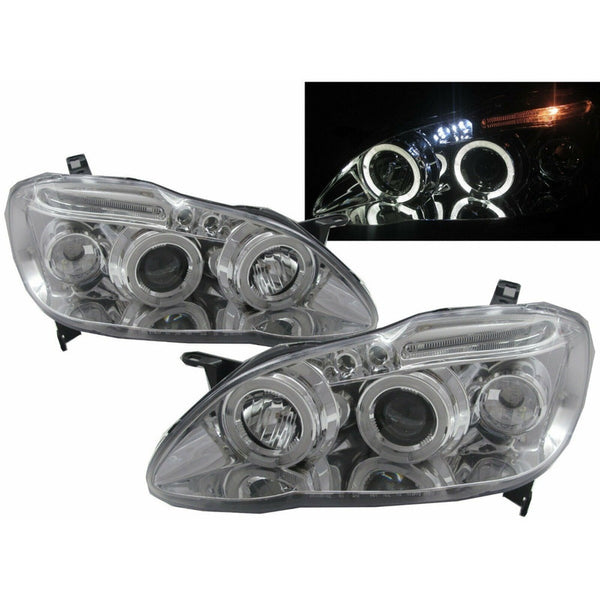Ty Corolla 03-05 Projector H.l Halo Chrome W/led