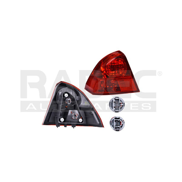 Calavera Exterior Hd Civic 03-05 4 Puertas Lado Izquierdo