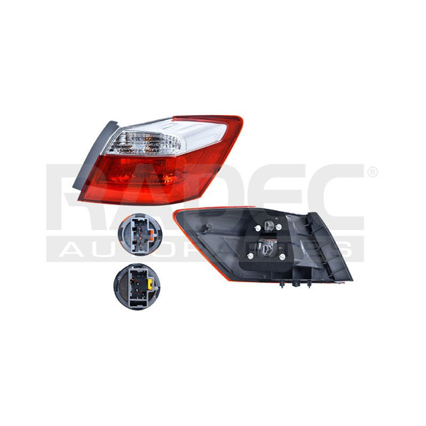 Calavera Exterior Hd Accord 13 4 Puertas Lado Derecho