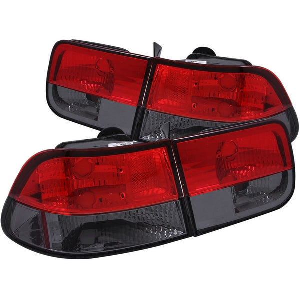Honda Civic 96-00 2 Dr T.l Red/smoke